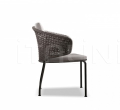 Итальянские Уличные стулья - Стул Aston Cord Lounge Outdoor Chair фабрика Minotti
