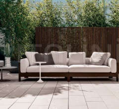 Итальянские Уличная мебель - Модульный диван Alison Dark Brown Outdoor Итальянские Уличная мебель - Модульный диван Alison Dark Brown Outdoor фабрика Minotti
