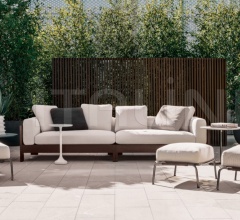 Итальянские Уличная мебель - Модульный диван Alison Dark Brown Outdoor Итальянские Уличная мебель - Модульный диван Alison Dark Brown Outdoor фабрика Minotti