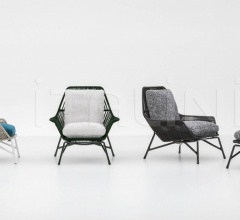 Итальянские Уличные кресла - Кресло Prince Cord Outdoor Итальянские Уличные кресла - Кресло Prince Cord Outdoor фабрика Minotti