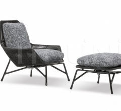 Итальянские Уличные кресла - Кресло Prince Cord Outdoor Итальянские Уличные кресла - Кресло Prince Cord Outdoor фабрика Minotti