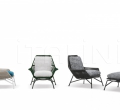 Итальянские Уличные кресла - Кресло Prince Cord Outdoor Итальянские Уличные кресла - Кресло Prince Cord Outdoor фабрика Minotti