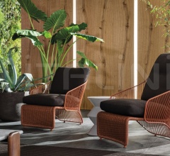 Итальянские Уличные кресла - Кресло Colette Outdoor Итальянские Уличные кресла - Кресло Colette Outdoor фабрика Minotti