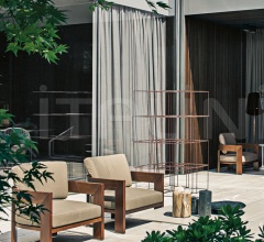 Итальянские Уличные кресла - Кресло Warhol Iroko Outdoor Итальянские Уличные кресла - Кресло Warhol Iroko Outdoor фабрика Minotti