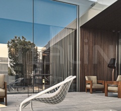 Итальянские Уличные кресла - Кресло Cortina Outdoor Итальянские Уличные кресла - Кресло Cortina Outdoor фабрика Minotti