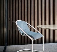 Итальянские Уличные стулья - Стул Cortina Chair Outdoor фабрика Minotti