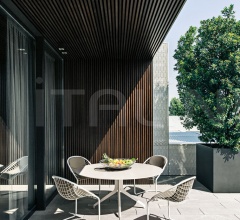 Итальянские Уличные стулья - Стул Cortina Chair Outdoor фабрика Minotti