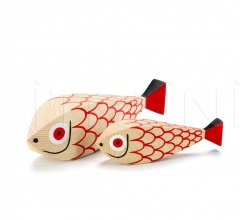 Итальянские Интерьерные декорации - Интерьерная декорация Wooden Dolls Mother Fish & Child Итальянские Интерьерные декорации - Интерьерная декорация Wooden Dolls Mother Fish & Child фабрика Vitra