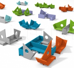 Итальянские Диваны - Модульный диван MICROMEGA фабрика Adrenalina