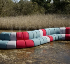 Итальянские Диваны - Модульный диван NIBBLER Итальянские Диваны - Модульный диван NIBBLER фабрика Adrenalina