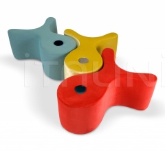 Итальянские Пуфы - Пуф FISK фабрика Adrenalina