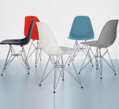 Стул Eames Plastic Side Chair DSR Стул Eames Plastic Side Chair DSR фабрика Vitra