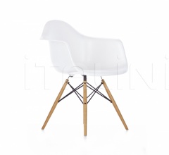 Стул с подлокотниками Eames Plastic Armchair DAW Стул с подлокотниками Eames Plastic Armchair DAW фабрика Vitra