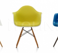 Стул с подлокотниками Eames Plastic Armchair DAW Стул с подлокотниками Eames Plastic Armchair DAW фабрика Vitra