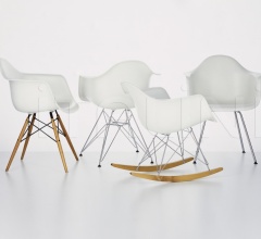 Стул с подлокотниками Eames Plastic Armchair DAW Стул с подлокотниками Eames Plastic Armchair DAW фабрика Vitra