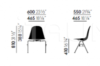 Стул Eames Plastic Side Chair DSS Vitra