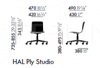 Кресло HAL Ply Studio Vitra