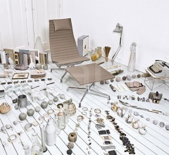 Кресло Aluminium Chair EA 124/125 Кресло Aluminium Chair EA 124/125 фабрика Vitra