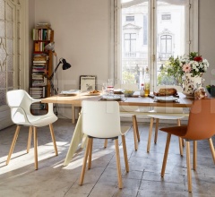 Стул HAL Wood Стул HAL Wood фабрика Vitra