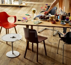 Стул HAL Leather Wood Стул HAL Leather Wood фабрика Vitra