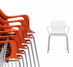 Стул с подлокотником HAL Armchair Tube Stackable Стул с подлокотником HAL Armchair Tube Stackable фабрика Vitra