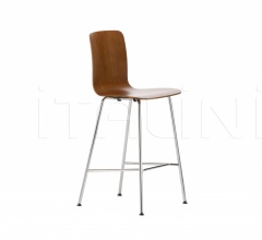 Итальянские Рестораны/Бары - Барный стул HAL Ply Stool Medium фабрика Vitra