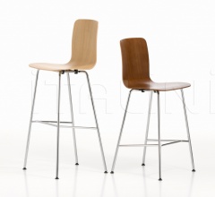 Итальянские Рестораны/Бары - Барный стул HAL Ply Stool Medium фабрика Vitra