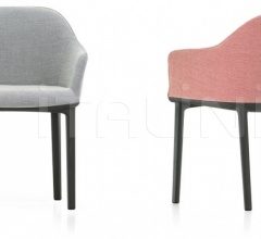 Стул с подлокотником Softshell Chair Стул с подлокотником Softshell Chair фабрика Vitra