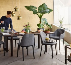Стул с подлокотником Softshell Chair Стул с подлокотником Softshell Chair фабрика Vitra