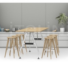 Итальянские Рестораны/Бары - Барный табурет Tabouret Haut фабрика Vitra