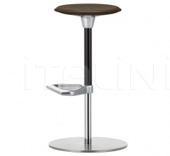 Итальянские Рестораны/Бары - Барный табурет Zeb Stool Leather фабрика Vitra