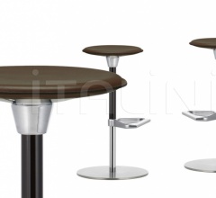 Итальянские Рестораны/Бары - Барный табурет Zeb Stool Leather фабрика Vitra