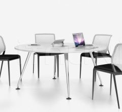 Итальянские Столы для конференц зала - Стол MedaMorph 100 cm фабрика Vitra