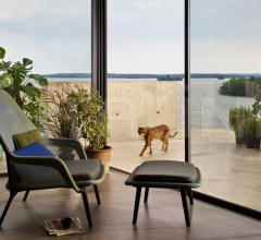 Кресло Slow Chair & Ottoman Кресло Slow Chair & Ottoman фабрика Vitra