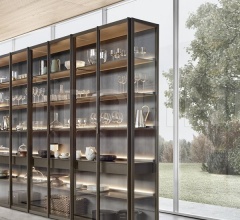 Итальянские Гостиная - Модульная система Wall System Итальянские Гостиная - Модульная система Wall System фабрика Poliform