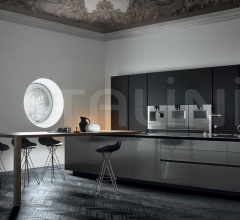 Итальянские Кухни с барной стойкой - Кухня Twelve Итальянские Кухни с барной стойкой - Кухня Twelve фабрика Varenna Poliform