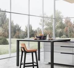 Итальянские Кухни с барной стойкой - Кухня Phoenix Итальянские Кухни с барной стойкой - Кухня Phoenix фабрика Varenna Poliform