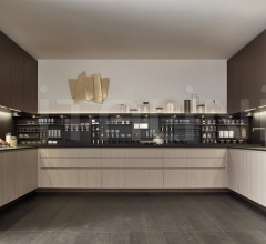 Итальянские Кухни с барной стойкой - Кухня Alea Итальянские Кухни с барной стойкой - Кухня Alea фабрика Varenna Poliform
