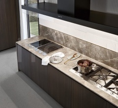 Итальянские Кухни с барной стойкой - Кухня Alea Итальянские Кухни с барной стойкой - Кухня Alea фабрика Varenna Poliform