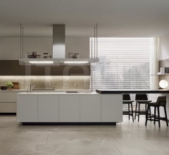 Итальянские Кухни с барной стойкой - Кухня Alea Итальянские Кухни с барной стойкой - Кухня Alea фабрика Varenna Poliform