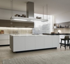 Итальянские Кухни с барной стойкой - Кухня Alea Итальянские Кухни с барной стойкой - Кухня Alea фабрика Varenna Poliform