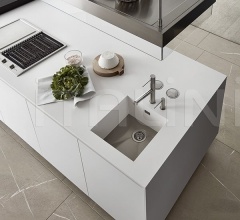 Итальянские Кухни с барной стойкой - Кухня Alea Итальянские Кухни с барной стойкой - Кухня Alea фабрика Varenna Poliform