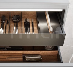 Итальянские Кухни с барной стойкой - Кухня Alea Итальянские Кухни с барной стойкой - Кухня Alea фабрика Varenna Poliform