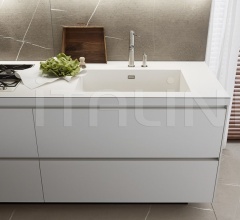 Итальянские Кухни с барной стойкой - Кухня Alea Итальянские Кухни с барной стойкой - Кухня Alea фабрика Varenna Poliform