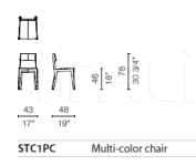 Стул Stitch Chair Cappellini