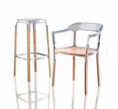Стул с подлокотниками Steelwood Chair фабрика Magis