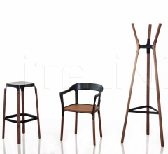 Итальянские Вешалки - Вешалка Steelwood Coat Stand Итальянские Вешалки - Вешалка Steelwood Coat Stand фабрика Magis