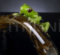 Итальянские Интерьерные декорации - Интерьерная миниатюра Branch with frog Итальянские Интерьерные декорации - Интерьерная миниатюра Branch with frog фабрика VGnewtrend