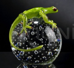 Итальянские Интерьерные декорации - Интерьерная миниатюра Sphere with gecko Итальянские Интерьерные декорации - Интерьерная миниатюра Sphere with gecko фабрика VGnewtrend