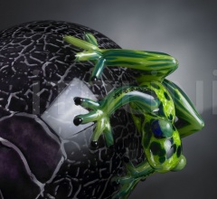 Итальянские Интерьерные декорации - Интерьерная миниатюра Egg with frogs Итальянские Интерьерные декорации - Интерьерная миниатюра Egg with frogs фабрика VGnewtrend